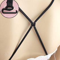 Thin bandwidth hook 8 buckle simple fashion beauty back underwear shoulder strap cross shoulder strap bra strap sexy