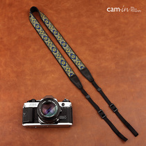cam-in embroidery series National style SLR digital camera strap micro single photography shoulder strap CAM8471
