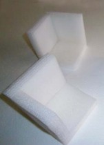 80*80*80 * 15mm foam Pearl cotton angle protector size can be customized one piece 500 PCs
