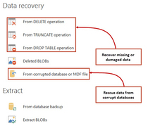 xSQL Log xSQL Recover SQL database data recovery tool