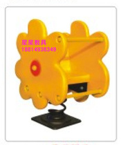 Special price Kindergarten Parent-child playground Outdoor Children cartoon animal Spring rocking horse rocking music Plum Blossom rocking music