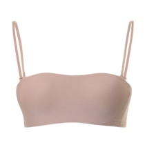 Thailand Wacoal counter Glossy thin cup cotton lining detachable shoulder strap bandeau WB3B53
