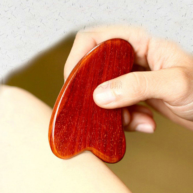 Indian small leaf eucalyptus Chinese tradition (scratch piece) redwood scraper plate handle piece gift gift