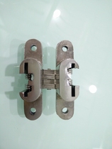 Solid Cross Large dark hinge Outer open Invisible dark door Background wooden door hinge table folding table Concealed Hinge