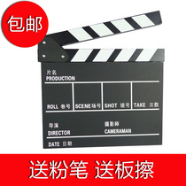 Site film filming professional decoration ornaments photography props movie opening card wooden Chinese and English director board
