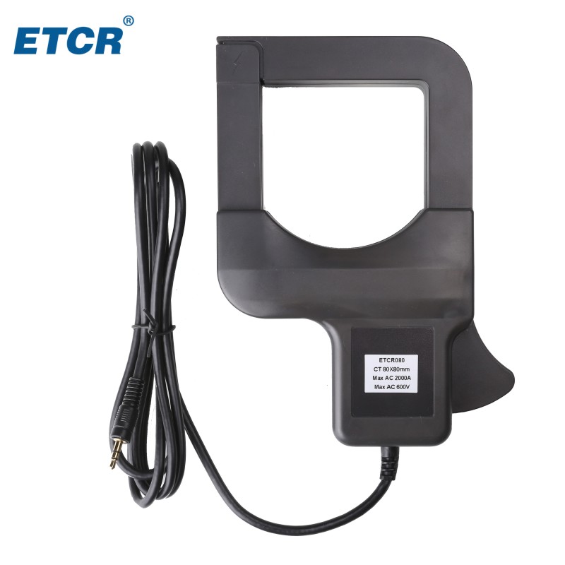pincerlike AC electric current transducer ETCR080 high precision inductor