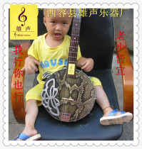 Xiongsheng new product Rosewood national plucked musical instrument Guangdong four-string edge Qinqin musical instrument Python skin
