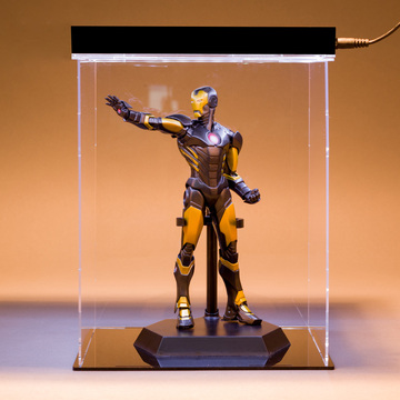 crazy toys 复仇者联盟2 黑色钢铁侠7寸漫画英雄手办模型摆件