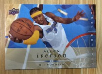 Special NBA star cayad 0809 ud first edition Nuggets Iverson GOLD kintka