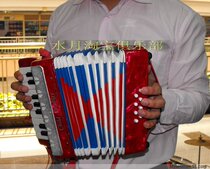 Shengjie UC104 childrens accordion 8 bass 17 keys beginner entertainment piano music enlightenment toy props