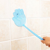 Tao Le cute palm long handle plastic fly swatter manual mosquito Pat