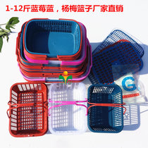 Special direct sales 1-12 pounds portable plastic fruit basket Strawberry basket bayberry basket Cherry basket Grape picking basket