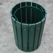 Environmental plastic wood trash can Golf trash can Course fairway supplies garbage basket fruit box Park garbage box