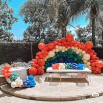 Balloon dessert table layout Harbin city