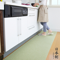 Japan imported sanko kitchen floor mat Non-slip and oil-proof rubable long carpet household door anti-dirty foot mat
