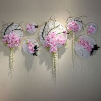 Chinese rattan wall decoration creative wall three-dimensional wall hanging piece living room sofa background wall hanging painting decoration