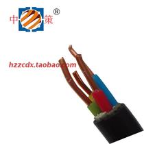 Hangzhou Zhongce brand YJV4 * 1 5 square National Standard pure copper 4 core 1 5 square hard sheathed industrial cable