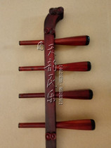 Mongolian musical instrument Kedan No. 2 Tan Yuntou Sihu treble four Hu new red sandalwood treble four Hu accessories