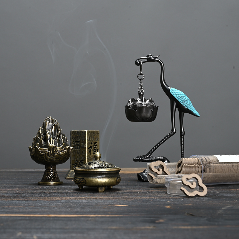 25年最值得入手的创意香炉摆件推荐！无粘粉瑞鹤香炉、迎客松博山