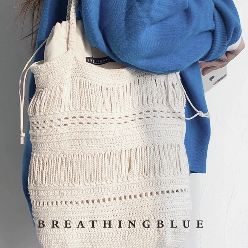 Дыхательная белая двухэтажная хлопковая сумка на одно плечо, набор материалов, «сделай сам», подарок на день рождения