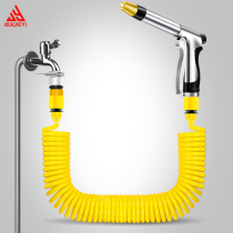 Knots wash water pistol high-pressure snatched home sprinkler vigorously flushing ground pressurized water pipe tap water cleaning deity