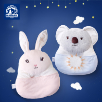 Mengjie baby pillow anti-deviation head summer children pillow cartoon shaped baby pillow 0-6 months