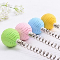 Golf Silicone Spring Massage Hammer Massage Hammer Meridians Hammer Meridians Hammer Back Leg Shoulders Cervical Spine Knucklehammer Massage Stick