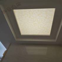 Translucent stone acrylic light transmission board ceiling corridor aisle snowstone art transmission board ceiling