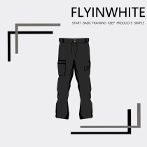 FlyInWhite Black Couple Ski Pants