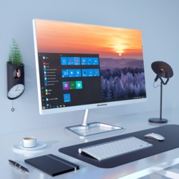 The new i7 high-end unique ultra-thin all-in-one computer eight-core home office game desktop host eating chicken full set