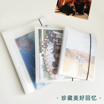 Simple photo album photo album 456789 inch photo postcard through card Pat-pany Memorial baby collection book