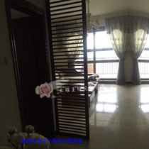 Southeast Asia entry door hollow partition carved screen density board living room flower grid through flower board horizontal strip entrance partition
