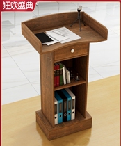 Conference room podium reception desk presentation desk simplicity modern hotel desk desk teachers classroom