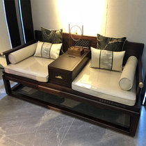 New Chinese style Simple solid wood Arhat bed Hotel Zen tea room Club Arhat bed Villa Arhat couch Chinese style