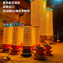 Custom temples overseas dedicated to the one thousand Buddhas temples The view of the light lantern Buddhist temple Gongdeta large barrel