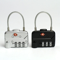Overseas customs lock TSA password lock Wire rod box travel anti-theft customs clearance suitcase password lock style