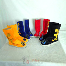 Statue shoes and boots Jade Emperor dragon shoes Dragon boots shoes round head home temple hall for Buddha worship shoes