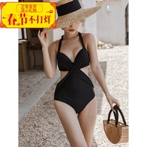 Bikini swimsuit feminine three-point type 2021 new summer one-piece slim jk wind bubble hot spring seaside swimsuit