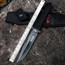 Knife self-defense weapon wolf knife straight knife cold weapon blade saber tritium knife portable knife military blade outdoor knife