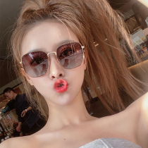 Sunglasses Women 2022 New Korean version Anti-UV polarized ink mirror Womens big face Lady Glasses Fashion