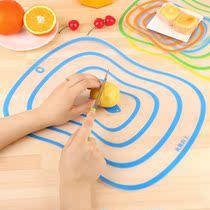 5-pack large Frosted classification chopping board Plastic cutting fruit Household non-slip sheet Transparent chopping board Cutting board