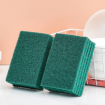 Household sand-containing sponge wipe scrub piece kitchen Brush pan dishwashing dish non-oil cleaning pan artifact Rag