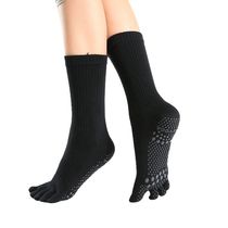 Winter warm rubber particles non-slip professional yoga socks fitness socks floor socks