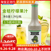 Ouben Kumquat Lemon Juice Juice Concentrate 1 2kg Juice Juice Raw Juice Pouring Drink Dense Lemon