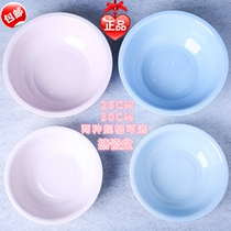 26 30CM thick double candy color washbasin Children Baby small enamel basin solid color disinfection Basin