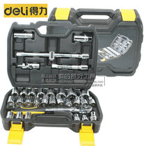 Del 32-piece socket wrench set ratchet wrench combination set car repair DL1032