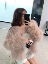 2021 new winter Korean slim imitation Fox plush fur coat women short style young splicing size