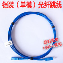 Telecom-grade armored fiber optic jumper SC-SC-FC-FC-LC pigtail 2 3 5 10 m armored jumper and recycled