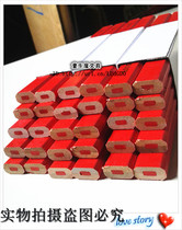 Red-core woodworking pencil flat-core thick-core scribing pencil for carpentry