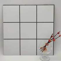  Slotted self-adhesive metal aluminum-plastic board Mosaic tile sticker background wall Bathroom living room balcony Restaurant shop brick